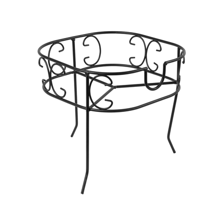 Image PIÉDESTAL POUR CODE 215.57  21x21x19 CM NOIR METAL (1 UNITÉ) #1