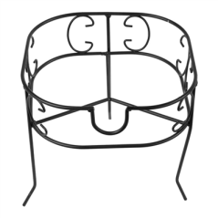 Image PIÉDESTAL POUR CODE 215.57  21x21x19 CM NOIR METAL (1 UNITÉ) #3