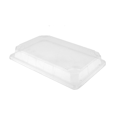 Image COUVERCLES POUR RÉF. 220.74 'BIONIC'  24x16x3 CM TRANSPARENT OPS (800 UNITÉ) #1