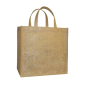Image SAC SANS DÉCOR AVEC ANSES  260 G/M2 33+24x34,5 CM NATUREL JUTE (10 UNITÉ) #1