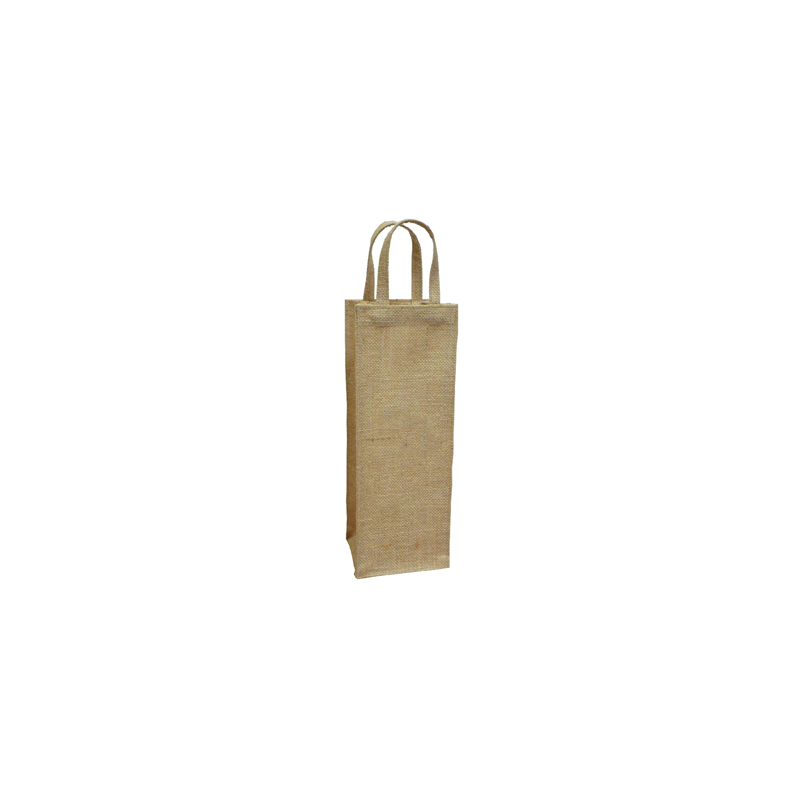 SAC SANS DÉCOR AVEC ANSES  260 G/M2 11+10x33 CM NATUREL JUTE (10 UNITÉ)