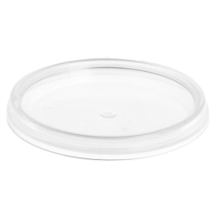 Image COUVERCLES POUR RÉCIPIENTS INVIOLABLES REFS. 220.82/220.83 30/50 ML Ø 4,8 TRANSPARENT PP (2700 UNITÉ) #1