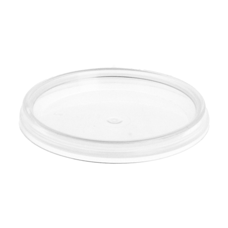 Image COUVERCLES POUR RÉCIPIENTS INVIOLABLES REFS. 220.82/220.83 30/50 ML Ø 4,8 TRANSPARENT PP (2700 UNITÉ) #1