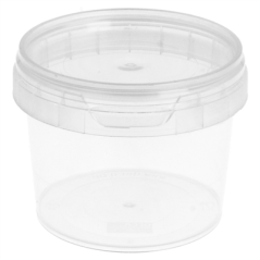 Image RÉCIPIENTS INVIOLABLES + COUVERCLES 120 ML Ø 6,9x5,2 CM TRANSPARENT PP (1000 UNITÉ) #1