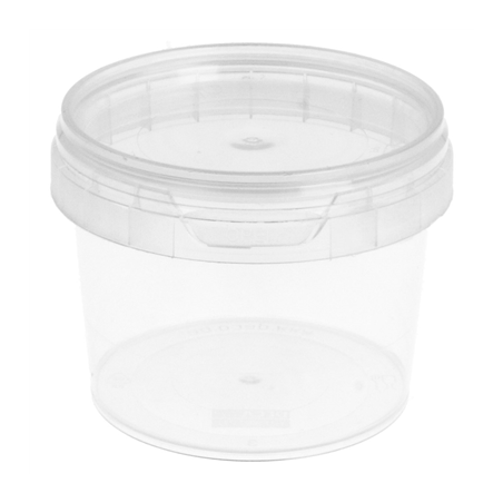 Image RÉCIPIENTS INVIOLABLES + COUVERCLES 120 ML Ø 6,9x5,2 CM TRANSPARENT PP (1000 UNITÉ) #1