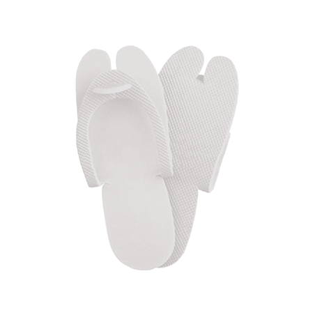 Image CHAUSSONS 'EVA'  28,5x11 CM BLANC PLASTIQUE (200 UNITÉ) #1