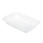 Image PLATEAUX 'BIONIC' 710 ML 21,5x14x3,7 CM BLANC BAGASSE (600 UNITÉ) #1