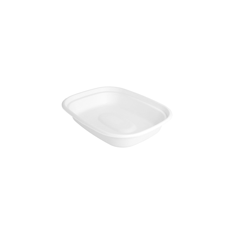 PLATEAUX 'BIONIC' 1100 ML 23,1x18,2x4,3 CM BLANC BAGASSE (300 UNITÉ) PLATEAUX 'BIONIC' 1100 ML 23,1x18,2x4,3 CM BLANC BAGASSE (300 UNITÉ)