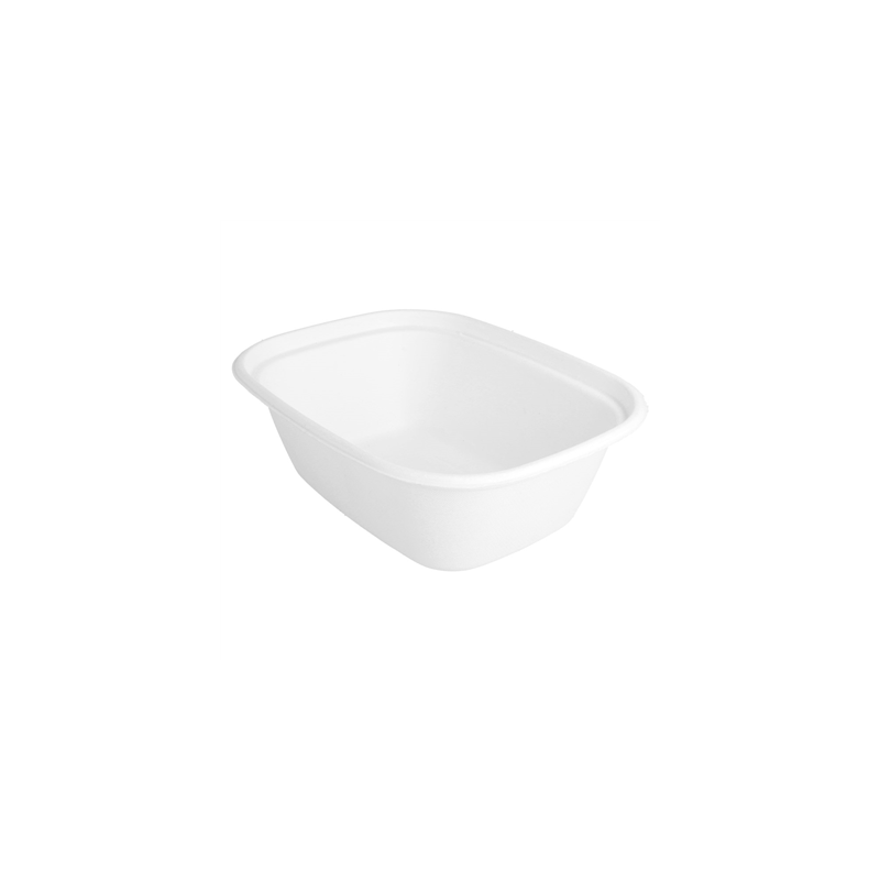 PLATEAUX 'BIONIC' 1800 ML 23,1x18,2x7,7 CM BLANC BAGASSE (300 UNITÉ) PLATEAUX 'BIONIC' 1800 ML 23,1x18,2x7,7 CM BLANC BAGASSE (300 UNITÉ)