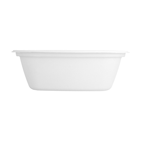 PLATEAUX 'BIONIC' 1800 ML 23,1x18,2x7,7 CM BLANC BAGASSE (300 UNITÉ)