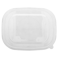 Image COUVERCLES BAS POUR RÉFÉRENCES 221.44-221.45 'BIONIC'  23,5x18,5x1,1 CM TRANSPARENT PET (200 UNITÉ) #3