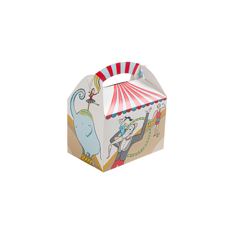 BOÎTES MENU ENFANT 'CIRCUS' 320 G/M2 15,50x10,50x17,50 CM QUADRICHROMIE CARTON (300 UNITÉ) BOÎTES MENU ENFANT 'CIRCUS' 320 G/M2 15,50x10,50x17,50 CM QUADRICHROMIE CARTON (300 UNITÉ)
