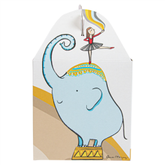 Image BOÎTES MENU ENFANT 'CIRCUS' 320 G/M2 15,50x10,50x17,50 CM QUADRICHROMIE CARTON (300 UNITÉ) #3