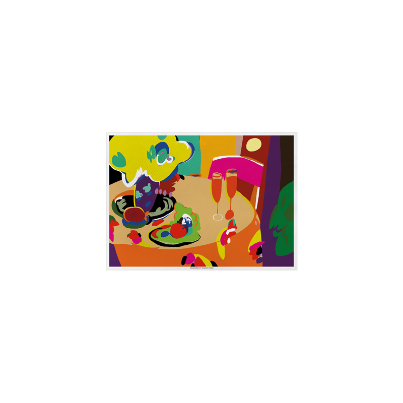 SETS DE TABLE OFFSET 'BRINDIS' 70 G/M2 31x43 CM QUADRICHROMIE PAPIER (2000 UNITÉ)