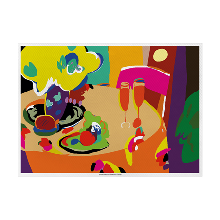 Image SETS DE TABLE OFFSET 'BRINDIS' 70 G/M2 31x43 CM QUADRICHROMIE PAPIER (2000 UNITÉ) #1