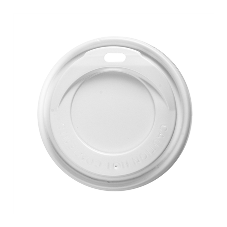 COUVERCLES HAUTS POUR GOBELETS 240 ML   BLANC PS (1000 UNITÉ)