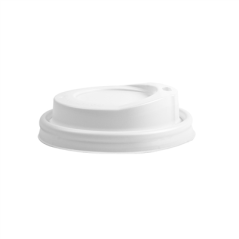 Image COUVERCLES HAUTS POUR GOBELETS 240 ML   BLANC PS (1000 UNITÉ) #3