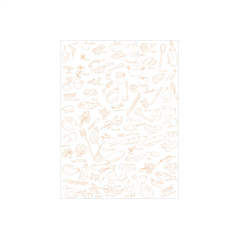 Image PAPIER ALIMENTAIRE INGRAISSABLE 'DELI' 35 G/M2 35x26 CM BLANC PARCH.INGRAISSABLE (500 UNITÉ) #1