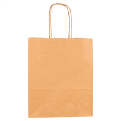 SACS SOS AVEC ANSES 80 G/M2 18+8x21,5 CM NATUREL KRAFT (250 UNITÉ)