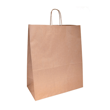 Image SACS SOS AVEC ANSES  100 G/M2 40+20x48 CM NATUREL KRAFT (150 UNITÉ) #1