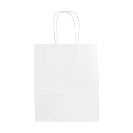 SACS SOS AVEC ANSES  80 G/M2 18+8x21,5 CM BLANC CELLULOSE (250 UNITÉ)