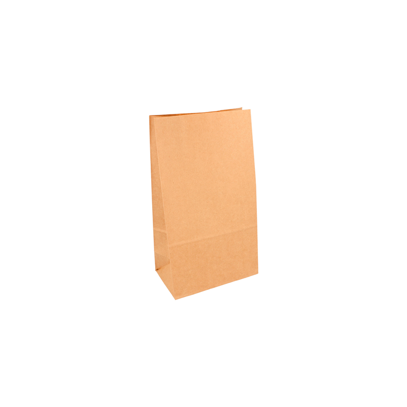 SACS SOS SANS ANSES  70 G/M2 14+8x24 CM NATUREL KRAFT (1000 UNITÉ)