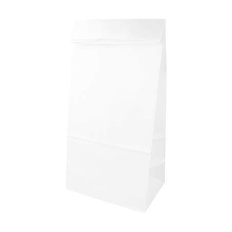 SACS SOS SANS ANSES  70 G/M2 15+10x32 CM BLANC CELLULOSE (1000 UNITÉ)