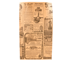 Image SACS SOS SANS ANSES 'TIMES' 70 G/M2 20+9x34,5 CM NATUREL KRAFT (500 UNITÉ) #3