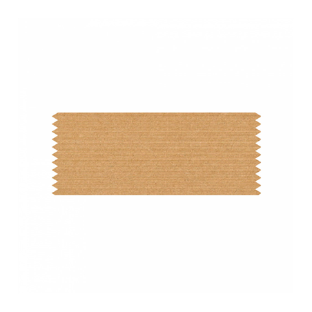 Image ÉTIQUETTES ADHESIVES BANDE  2,4x6 CM NATUREL KRAFT (3000 UNITÉ) #1