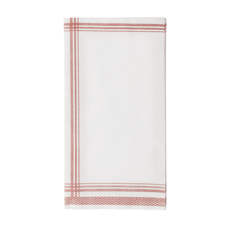 Image SERVIETTES PLI. 1/8 'LIKE LINEN - COTTAGE' 70 G/M2 45x45 CM BORDEAUX SPUNLACE (600 UNITÉ) #1