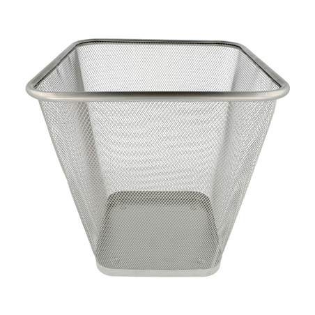 Image POUBELLE EN MAILLE 12 L 27x27x29,7 CM ARGENTE ACIER (12 UNITÉ) #1
