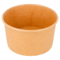 Image POTS À GLACES 180 ML 250 + 18 PE G/M2 Ø 8,7x5,2 CM MARRON CARTON (2000 UNITÉ) #1