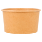 Image POTS À GLACES 180 ML 250 + 18 PE G/M2 Ø 8,7x5,2 CM MARRON CARTON (2000 UNITÉ) #2