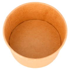 Image POTS À GLACES 180 ML 250 + 18 PE G/M2 Ø 8,7x5,2 CM MARRON CARTON (2000 UNITÉ) #3