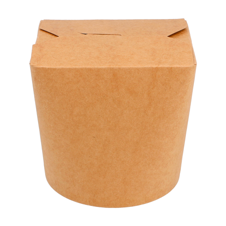 Image RÉCIPIENTS MULTIUSAGES MICRO-ONDABLES 780 ML 275 + 25 PE G/M2 Ø9x9 CM NATUREL KRAFT (50 UNITÉ) #1