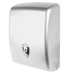 Image DISTRIBUTEUR POUR ESSUIE-MAINS 27,7x13x37 CM ARGENTE ABS (1 UNITÉ) #1