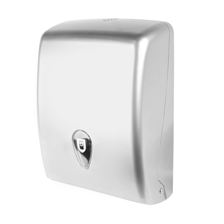 Image DISTRIBUTEUR POUR ESSUIE-MAINS  27,7x13x37 CM ARGENTE ABS (1 UNITÉ) #1