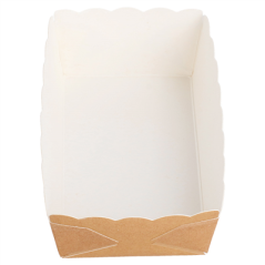 Image DELI-BARQUETTES  210 + 15 PE G/M2 9x5x3,2 CM MARRON CARTON (100 UNITÉ) #3