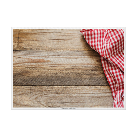 SETS DE TABLE OFFSET 'RUSTIC' 70 G/M2 31x43 CM QUADRICHROMIE PAPIER (2000 UNITÉ)