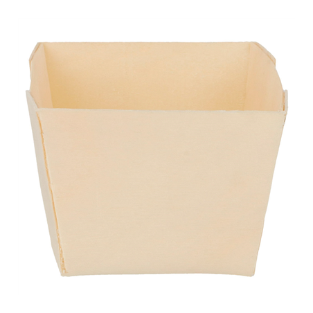 BARQUETTES CARRÉES  7x7x5,5 CM NATUREL BOIS (500 UNITÉ)