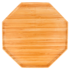 Image PLATEAU OCTOGONAL  28x28x1,7 CM BAMBOU (1 UNITÉ) #1