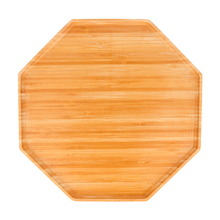 Image PLATEAU OCTOGONAL  28x28x1,7 CM BAMBOU (1 UNITÉ) #1