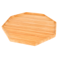 Image PLATEAU OCTOGONAL  28x28x1,7 CM BAMBOU (1 UNITÉ) #2