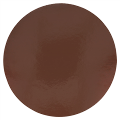 Image CARTONS PÂTISSERIE DEUX FACES  1100 G/M2 Ø 28 CM CHOCOLAT/PRALINÉ CARTON (100 UNITÉ) #3