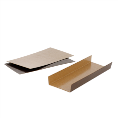 FONDS PLIÉS  380 G/M2 13x4,5+1,5 CM CHOCOLAT/PRALINÉ CARTON (200 UNITÉ)