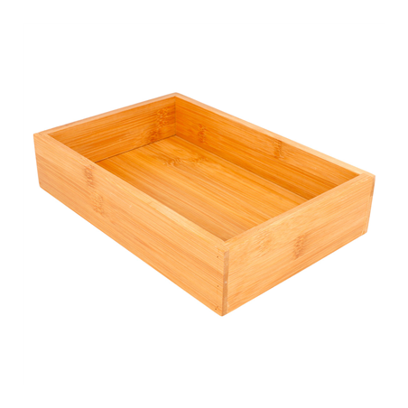Image BOÎTE POUR BUFFET  15,5x23x5 CM NATUREL BAMBOU (1 UNITÉ) #1