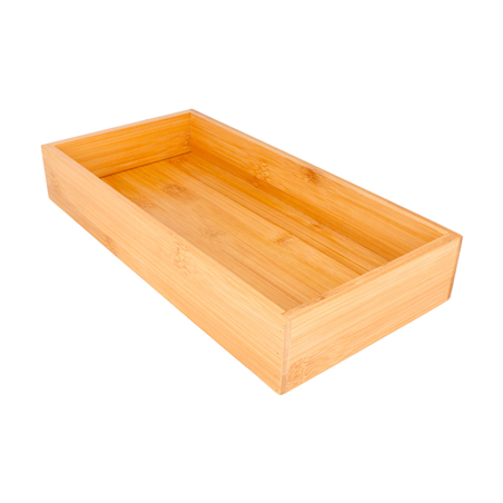 Image BOÎTE POUR BUFFET  15,5x31x5 CM NATUREL BAMBOU (1 UNITÉ) #1