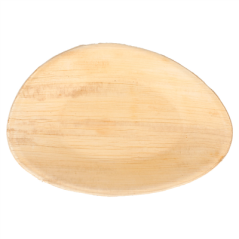 Image ASSIETTES OVALES 'ARECA'  17x12x2 CM NATUREL ARECA (200 UNITÉ) #3