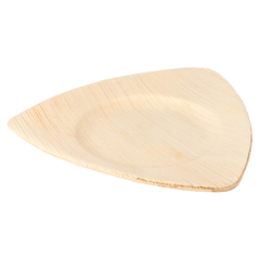 Image ASSIETTES TRIANGULAIRES 'ARECA' 15x13x1 CM NATUREL ARECA (200 UNITÉ) #1