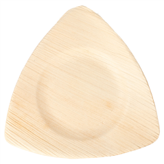 Image ASSIETTES TRIANGULAIRES 'ARECA'  15x13x1 CM NATUREL ARECA (200 UNITÉ) #3